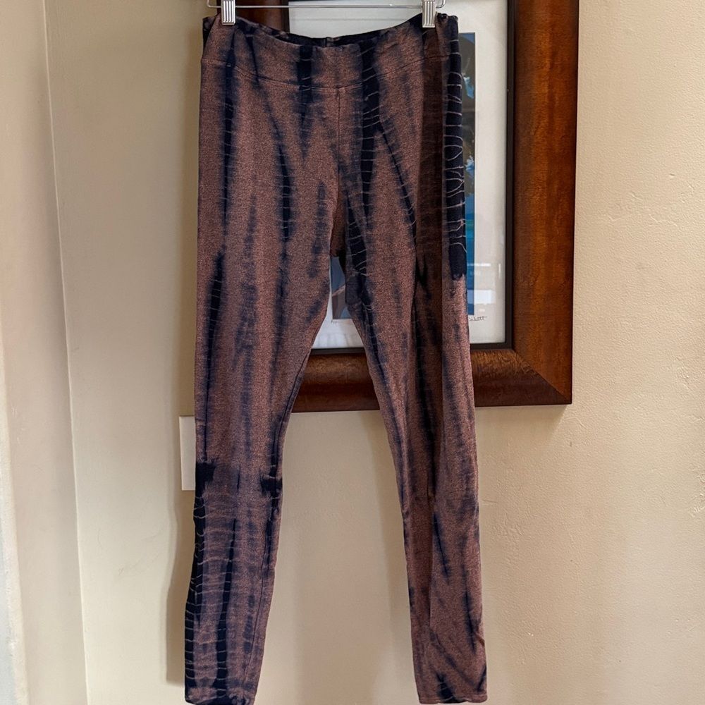 Sundry Yoga Pants Brick Navy Tie Dye M - Picture 3 of 5